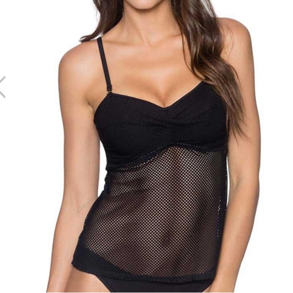 40D Sunsets Gridlock Iconic Twist Tankini